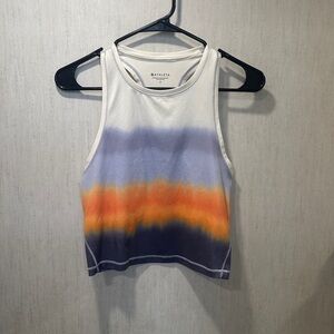 Athleta Women's Tank Top - Purple, Orange, White